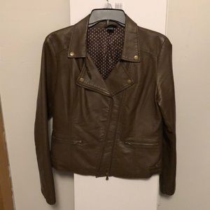 Faux Leather Jacket